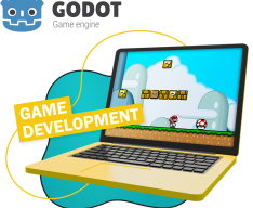 Godot.  Основа создания легендарных игр - КИБЕРшкола программирования для детей, компьютерные курсы для школьников, начинающих и подростков - KIBERone г. Чайковский