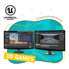 Unreal Engine 4. Игровой движок - КИБЕРшкола программирования для детей, компьютерные курсы для школьников, начинающих и подростков - KIBERone г. Чайковский