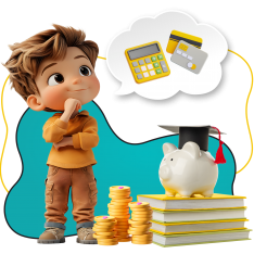 Финансовый интеллект вместе KIBERone - КИБЕРшкола программирования для детей, компьютерные курсы для школьников, начинающих и подростков - KIBERone г. Чайковский