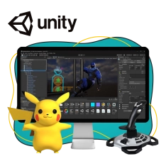 Мир игр на Unity 2D на популярном движке + AI-помощники - КИБЕРшкола программирования для детей, компьютерные курсы для школьников, начинающих и подростков - KIBERone г. Чайковский