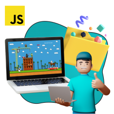 Программирование на JavaScript. Учимся создавать игры! - КИБЕРшкола программирования для детей, компьютерные курсы для школьников, начинающих и подростков - KIBERone г. Чайковский