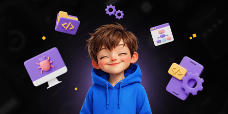 Идеальный сайт с нуля: код, дизайн и AI-помощник - КИБЕРшкола программирования для детей, компьютерные курсы для школьников, начинающих и подростков - KIBERone г. Чайковский